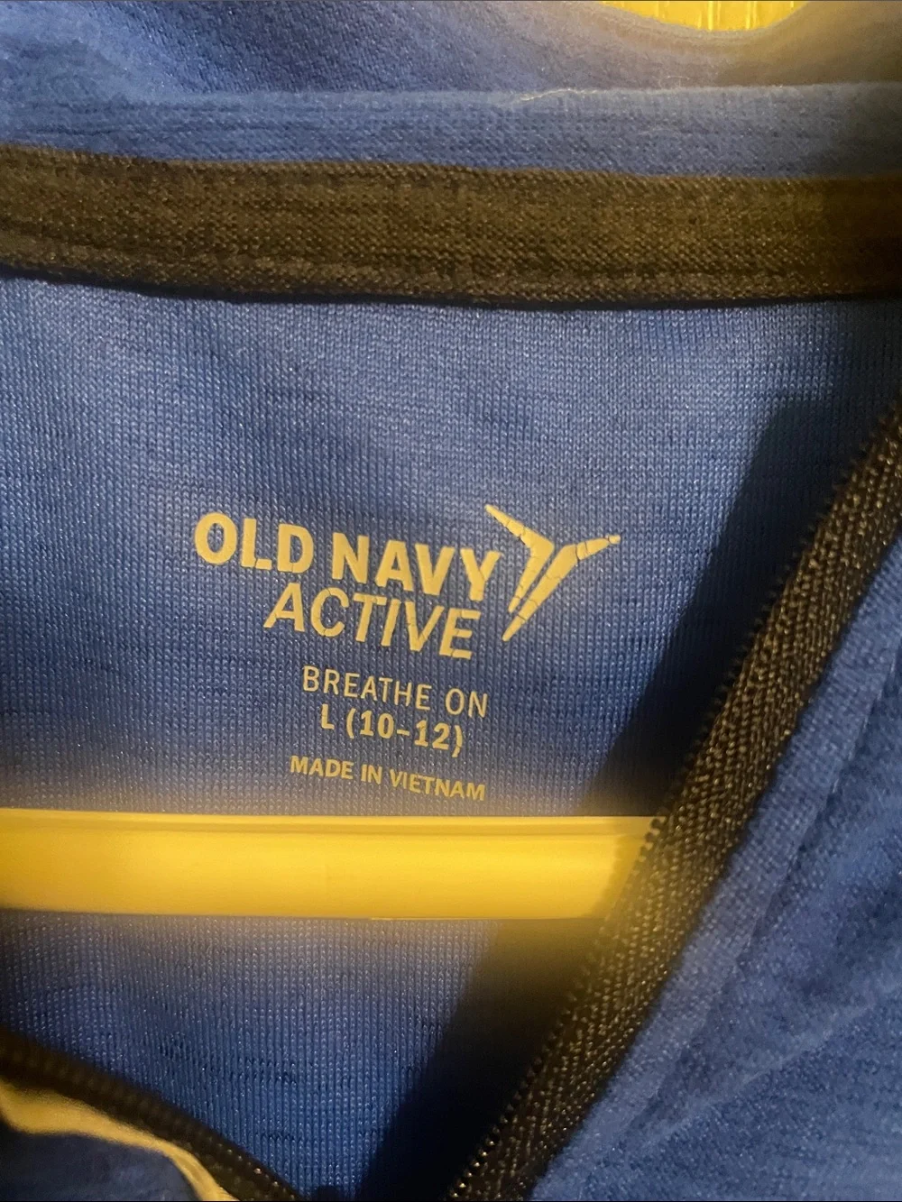 Old Navy Boy’s Royal Blue Half-Zip Active Pullover